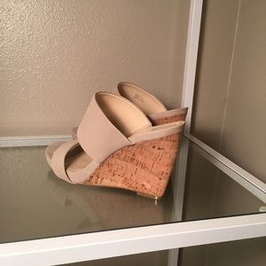 Calvin Klein Nude Mules